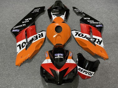 Online 2004-2005 Honda CBR1000RR Abs Fairings - Orange White Red Glossy Black Repsol Canada