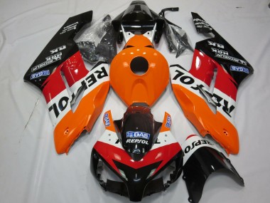 Online 2004-2005 Honda CBR1000RR Motorcycle Fairings Kit - Orange White Red Glossy Black Repsol Canada