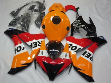 Online 2008-2011 Honda CBR1000RR Motorcycle Fairing Kits - Orange White Red Glossy Black Repsol Canada