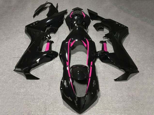 2017-2023 Honda CBR1000RR Motorcycle Fairings - Glossy Black Pink Lining Canada
