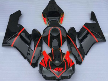 Online 2004-2005 Honda CBR1000RR Motorcycle Fairings - Glossy Black Red Canada