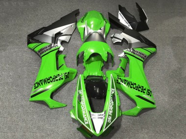 Online 2017-2023 Honda CBR1000RR Motorcycle Fairings - Green White Silver Matte Black DSI Performance Canada