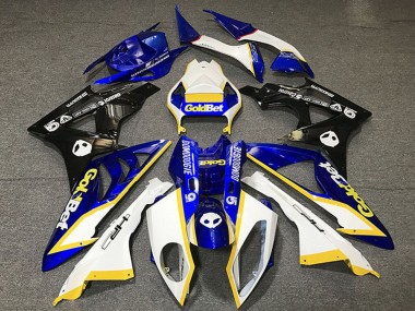 Online 2012-2016 Honda CBR1000RR Motorcycle Fairings - White Blue Yellow Glossy Black GoldBet Canada