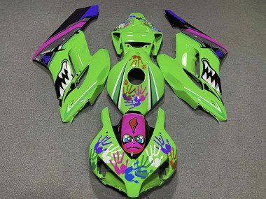 Online 2004-2005 Honda CBR1000RR Motorcycle Fairings - Green Purple Blue Black Shark Canada