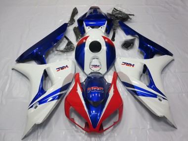 Online 2006-2007 Honda CBR1000RR Motorcycle Fairing - White Red Blue HRC OEM Style Canada