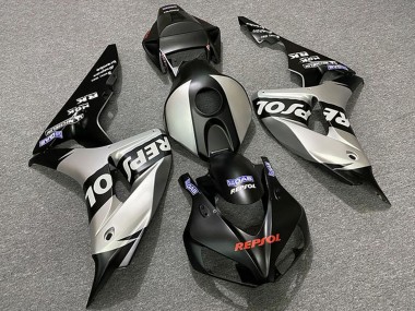 Online 2006-2007 Honda CBR1000RR Motorcycle Fairings - Silver Matte Black Repsol Canada