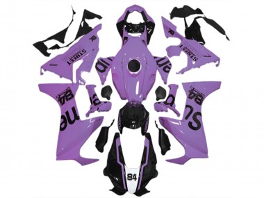 Online 2017-2023 Honda CBR1000RR Motorcycle Fairings - Milky Purple Glossy Black Street Flava Canada