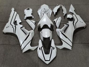 Online 2017-2023 Honda CBR1000RR Motorcycle Fairings - Pearl White Black Lining Canada