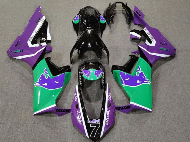 2017-2023 Honda CBR1000RR Motorcycle Fairings - Purple Green Glossy Black Red Bull Canada