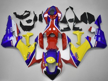 Online 2017-2023 Honda CBR1000RR Motorcycle Fairings - White Red Blue Yellow HRC Canada