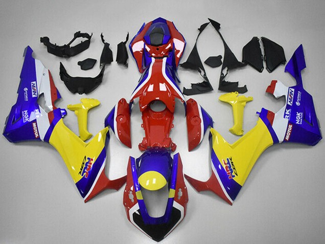 2017-2023 Honda CBR1000RR Motorcycle Fairings - White Red Blue Yellow HRC Canada