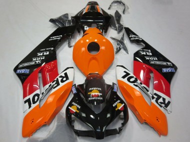 Online 2004-2005 Honda CBR1000RR Motorcycle Fairing - Orange White Red Glossy Black Repsol Canada