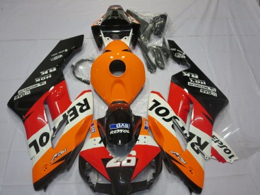 Online 2004-2005 Honda CBR1000RR Motorcycle Fairings - Orange White Red Glossy Black Repsol 26 Canada