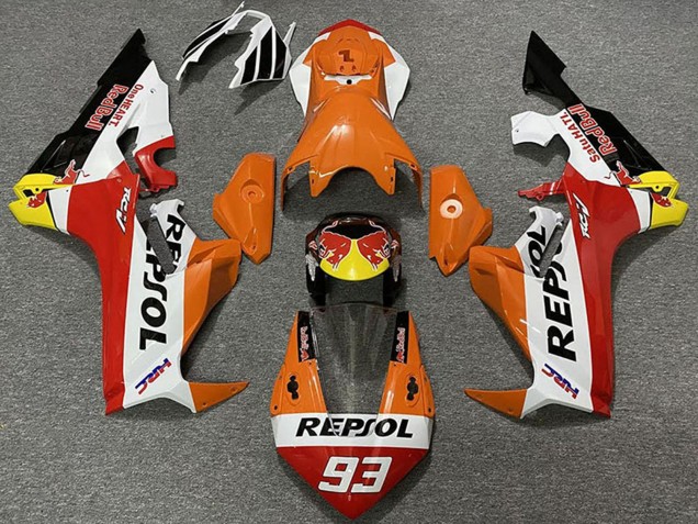 2017-2023 Honda CBR1000RR Motorcycle Fairings - Orange White Yellow Red Glossy Black Red Bull Repsol 93 Canada