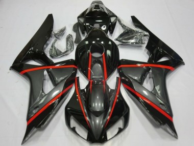 Online 2006-2007 Honda CBR1000RR Motorcycle Fairings - Glossy Black Grey Red Canada