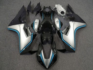 Online 2017-2023 Honda CBR1000RR Motorcycle Fairings - Silver Light Blue Glossy Black Canada