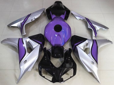 Online 2006-2007 Honda CBR1000RR Motorcycle Fairings - Silver Purple Glossy Black Canada