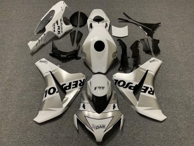 Online 2008-2011 Honda CBR1000RR Motorcycle Fairings - White Silver Black Repsol Canada