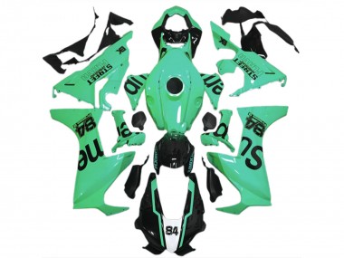 Online 2017-2023 Honda CBR1000RR Motorcycle Fairings - Special Green Glossy Black Street Flava Canada