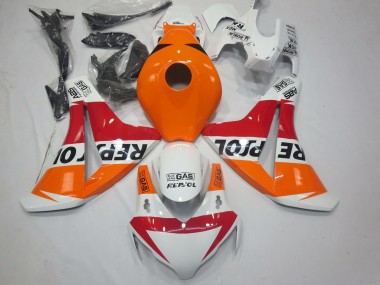 Online 2008-2011 Honda CBR1000RR Motorcycle Fairings - Orange White Red Glossy Black Repsol Canada