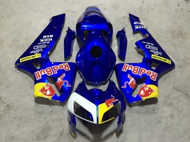 Online 2005-2006 Honda CBR600RR Motorcycle Fairings - Blue Red Bull Canada
