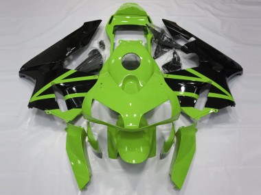 Online 2003-2004 Honda CBR600RR Motorcycle Fairing Kits - Green Glossy Black Canada