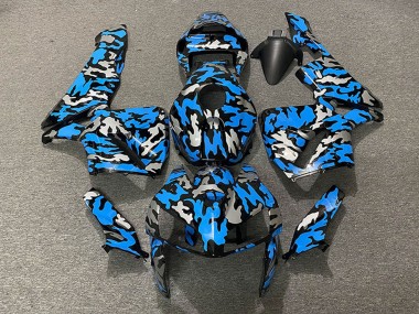 Online 2005-2006 Honda CBR600RR Motorcycle Fairings - Camouflage Blue Canada