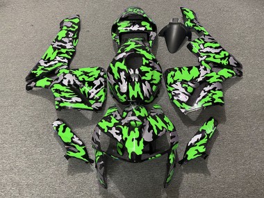 Online 2005-2006 Honda CBR600RR Motorcycle Fairings - Camouflage Green Canada