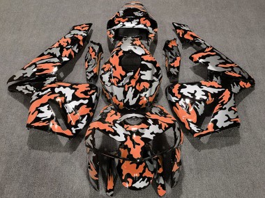 Online 2005-2006 Honda CBR600RR Motorcycle Fairings - Camouflage Light Orange Canada