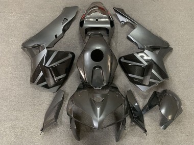 Online 2005-2006 Honda CBR600RR Motorcycle Fairings - Dark Silver and Black Canada