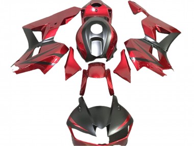 Online 2013-2023 Honda CBR600RR Motorcycle Fairings - Deep Red Matte Black Canada