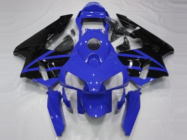 Online 2003-2004 Honda CBR600RR Motorcycle Fairings - Blue Glossy Black Stripe Canada