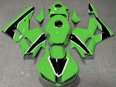 Online 2013-2023 Honda CBR600RR Motorcycle Fairings - Green White Glossy Black Canada
