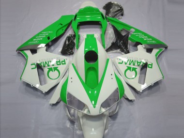 Online 2003-2004 Honda CBR600RR Motorcycle Fairings - White Green Pramac Canada
