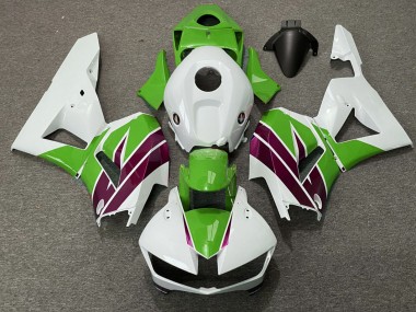 Online 2013-2023 Honda CBR600RR Motorcycle Fairings - White Green Purple Canada