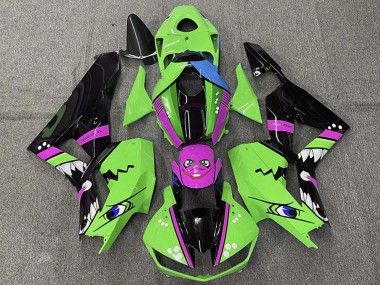 Online 2013-2023 Honda CBR600RR Motorcycle Fairings - Green Blue Purple Glossy Black Shark Canada