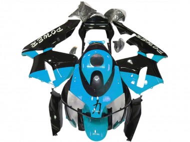 Online 2003-2004 Honda CBR600RR Motorcycle Fairings - Light Blue Glossy Black Power Canada