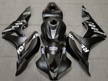 Online 2007-2008 Honda CBR600RR Motorcycle Fairings - Matte Black White Repsol Canada