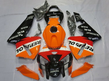 Online 2005-2006 Honda CBR600RR Motorcycle Fairings - Orange Red White Black Repsol OEM Style Canada