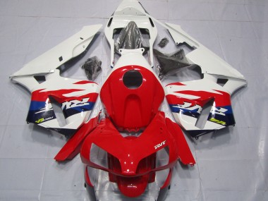 Online 2003-2004 Honda CBR600RR Motorcycle Fairings - White Red Blue RVF Style Canada