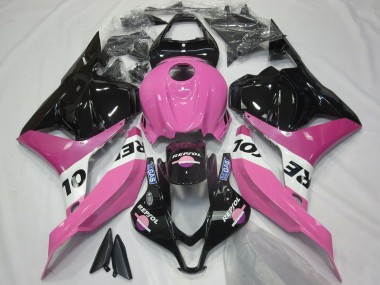 Online 2009-2012 Honda CBR600RR Motorcycle Fairings - Pink White Glossy Black Repsol Canada