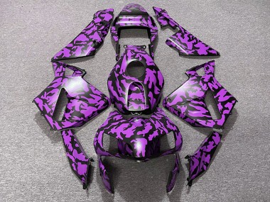 Online 2003-2004 Honda CBR600RR Motorcycle Fairings - Purple Black Camouflage Canada