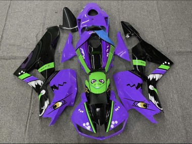 Online 2013-2023 Honda CBR600RR Motorcycle Fairings - Purple Green Blue Glossy Black Shark Canada