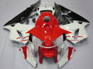 Online 2005-2006 Honda CBR600RR Motorcycle Fairings - White Red Black Canada