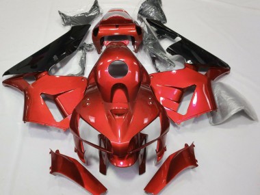 Online 2005-2006 Honda CBR600RR Motorcycle Fairings - Red Black CBR Style Canada