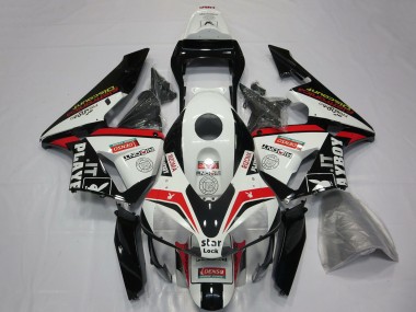Online 2003-2004 Honda CBR600RR Motorcycle Fairings - White Red Glossy Black Playboy Canada