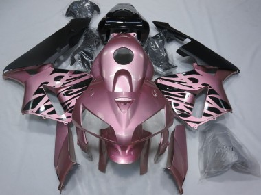Online 2005-2006 Honda CBR600RR Motorcycle Fairings - Rose Pink Flame Canada