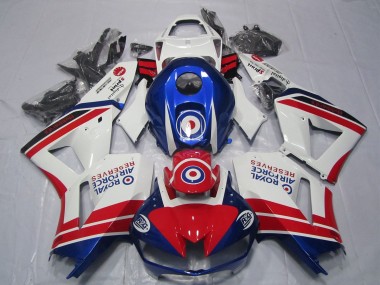 Online 2013-2023 Honda CBR600RR Motorcycle Fairings - White Red Blue Royal Air Force Canada
