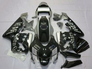 Online 2003-2004 Honda CBR600RR Motorcycle Fairings - Silver Glossy Black SevenStars Canada