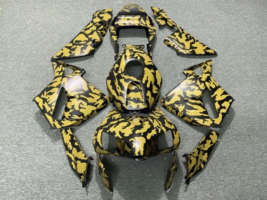 Online 2003-2004 Honda CBR600RR Motorcycle Fairings - Yellow Black Camouflage Canada